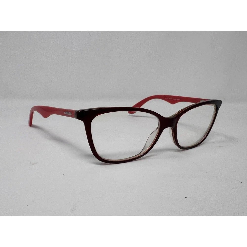 Carrera CA6618 Eyeglass Frames Only 140 Black Red Burgundy ORB
